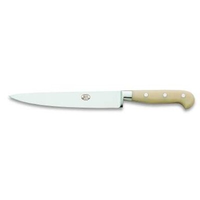 Berti Slicing Knife 8 White Lucite Handle 900