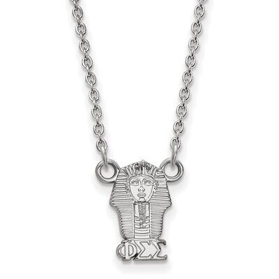 Phi Sigma Sigma Extra Small Pendant with 18 Inch Chain Sterling Silver SS039PSS-18, MPN: SS039PSS-1…