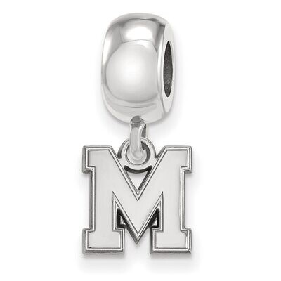 University of Memphis Extra Small Bead Charm Sterling Silver SS048UMP, MPN: SS048UMP, 886774710877