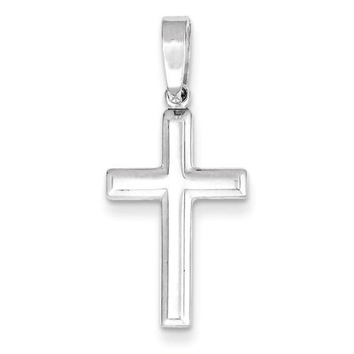 Cross Pendant Sterling Silver Polished QC7289, MPN: QC7289, 883957580326