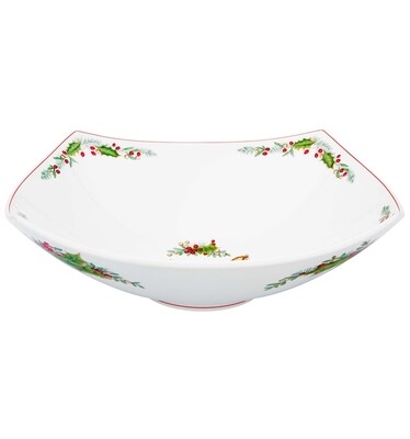 Vista Alegre Christmas Magic Large Square Salad Bowl, MPN: 21114456,