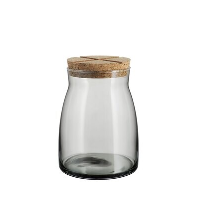 Kosta Boda Bruk Jar With Cork Grey Large 7051711, MPN: 7051711, 7321646042647