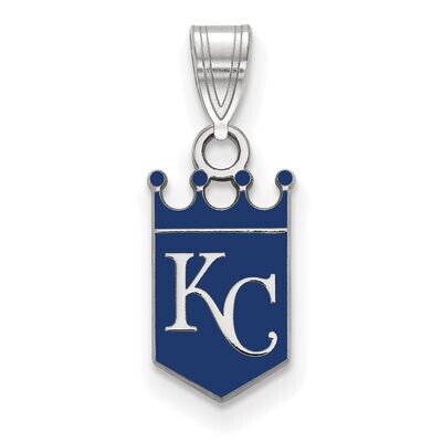 Kansas City Royals Small Enamel Pendant Sterling Silver SS016ROY, MPN: SS016ROY, 886774627915