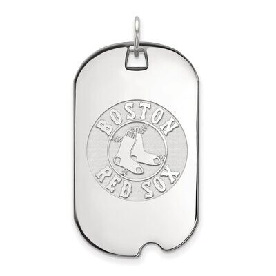 Boston Red Sox Large Dog Tag Sterling Silver SS028RSO, MPN: SS028RSO, 886774630014
