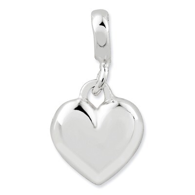 Heart Enhancer Sterling Silver Polished QN142, MPN: QN142, 191101279140