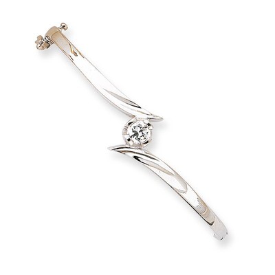 Bangle Bracelet Mounting 14k White Gold XB280, MPN: XB280,