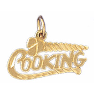 Dazzlers Jewelry Cooking Pendant Necklace Charm Bracelet in Yellow, White or Rose Gold 10703, MPN: …