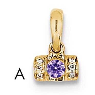 Geniune Stone &amp; Diamond Set Pendant 14k Gold Family Jewelry XMP44/1GY, MPN: XMP44/1GY, 883957142241