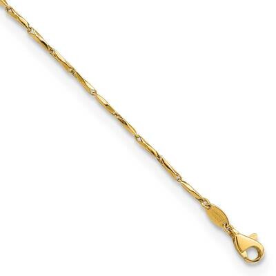 Fancy Link 7.25 Inch Bracelet 14k Gold Polished FB1899-7.25, MPN: FB1899-7.25, 883957810997