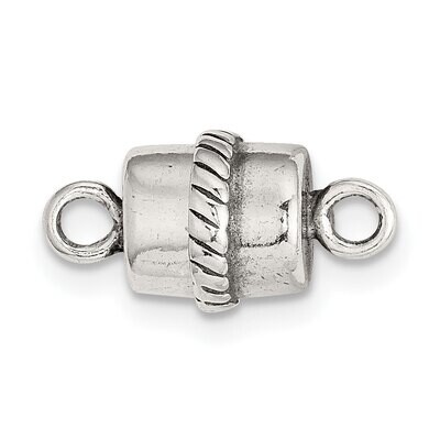 9.8 x 7.6mm Magnetic Clasp Sterling Silver SS4829, MPN: SS4829,