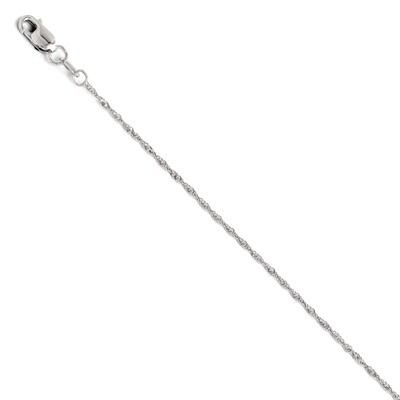 Leslie&#39;s Singapore Chain 16 Inch - 14k White Gold HB-1594-16, MPN: 1594-16, 886774996271