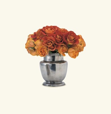 Match Pewter Rimmed Vase 1073, MPN: 1073,