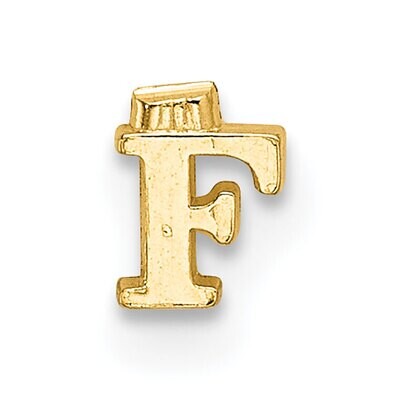 Casted Letter F 14k Yellow Gold YG2219F, MPN: YG2219F,
