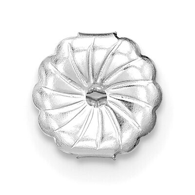 Heavy Friction Earring Nut 14k White Gold WG716, MPN: WG716,