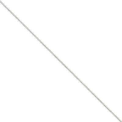 1.35mm Box Chain 16 Inch 14k White Gold WLB150-16, MPN: WLB150-16, 886774120539