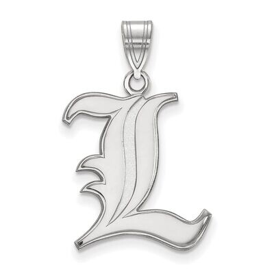 University of Louisville Large Pendant 10k White Gold 1W004UL, MPN: 1W004UL, 886774772837