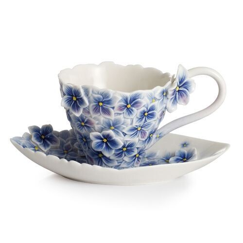 Franz Porcelain Floral Bouquet Cup Saucer Spoon Set FZ01834, MPN: FZ01834, 810524014274