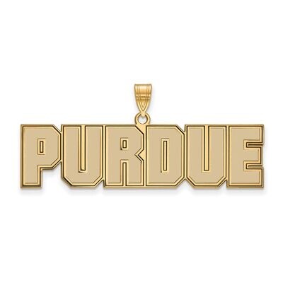 Purdue Large Enamel Pendant Gold-plated Silver GP075PU, MPN: GP075PU, 886774954820