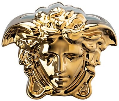 Versace Medusa Grande Vase Gold 6 Inch, MPN: 14493-426157-26015, 790955110519