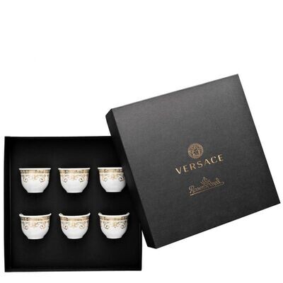 Versace Medusa Gala Set Of 6 Cups Small Without Handle, MPN: 14413-403635-28403, 790955942585