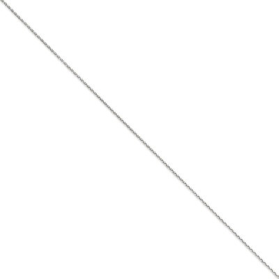 1.4mm Solid Diamond-cut Spiga Chain 30 Inch 14k White Gold PEN128-30, MPN: PEN128-30, 886774431161