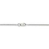 28 Inch 1.5mm Box Chain Sterling Silver QBX028-28, MPN: QBX028-28, 886774112749