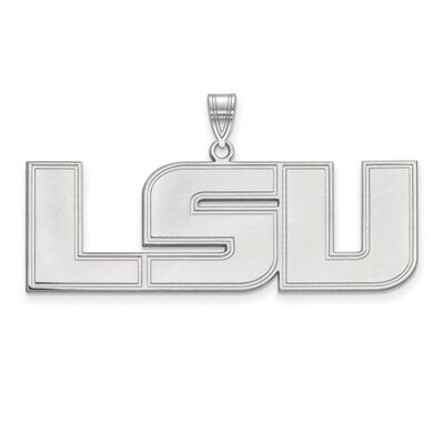 Louisiana State University Extra Large Pendant Sterling Silver SS084LSU, MPN: SS084LSU, 886774688916