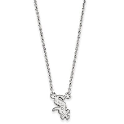 Chicago White Sox Small Pendant with Necklace Sterling Silver SS008WHI-18, MPN: SS008WHI-18, 886774…