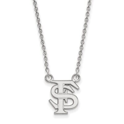 Florida State University Small Pendant with Necklace Sterling Silver SS015FSU-18, MPN: SS015FSU-18,…