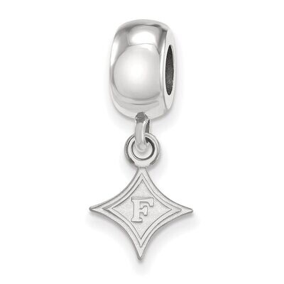Furman University Bead Charm Extra Small Dangle Sterling Silver SS013FUU, MPN: SS013FUU, 8867746839…