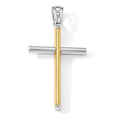 Leslie&#39;s Cross Pendant 14k Two-tone Gold Polished HB-LF867, MPN: LF867, 196904086476