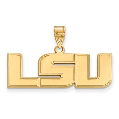 Louisiana State University Medium Pendant 14k Yellow Gold 4Y003LSU, MPN: 4Y003LSU, 886774860800