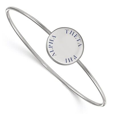 Theta Phi Alpha Enameled Slip-on Bangle Sterling Silver SS021TPA-7, MPN: SS021TPA-7, 886774603629