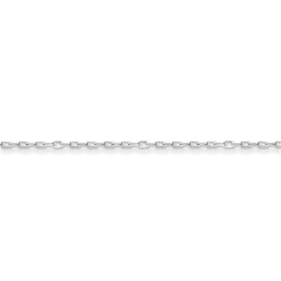 16 Inch 1.65mm 8 Sided Diamond Cut Cable Chain Sterling Silver QPE69-16, MPN: QPE69-16, 886774409641