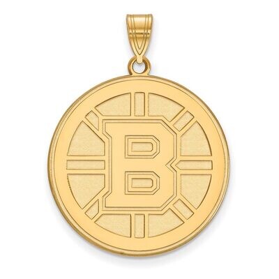 Boston Bruins x-Large Pendant Gold-plated Silver GP005BRI, MPN: GP005BRI, 886774741345