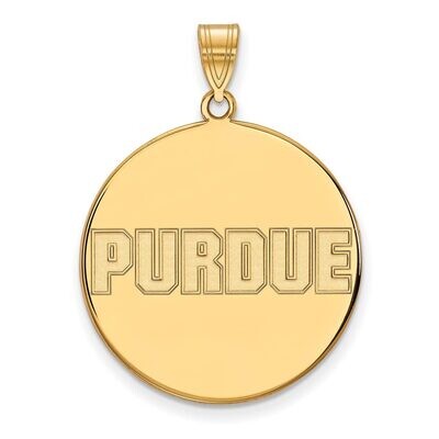Purdue x-Large Disc Pendant Gold-plated Silver GP078PU, MPN: GP078PU, 886774955292