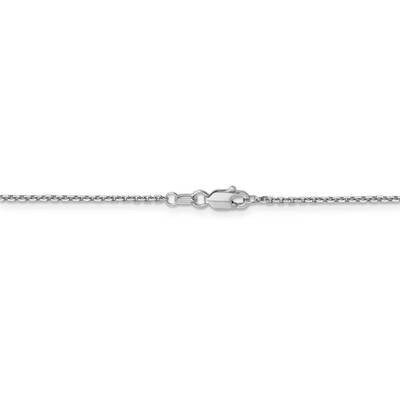 22 Inch 1.40mm Diamond-cut Cable Chain 14k White Gold PEN197-22, MPN: PEN197-22, 886774584010