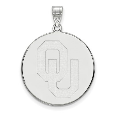Oklahoma x-Large Disc Pendant 10k White Gold 1W040UOK, MPN: 1W040UOK, 886774787237
