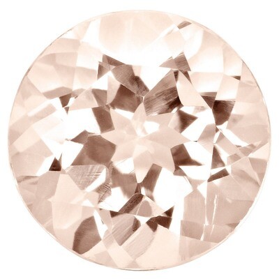 Morganite 5Mm Round Aa Quality Gemstone MG-0500-RDF-AA, MPN: MG-0500-RDF-AA,