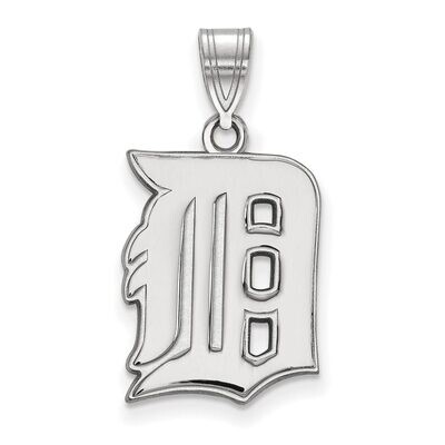 Detroit Tigers Large Pendant 14k White Gold 4W004TIG, MPN: 4W004TIG, 886774831121