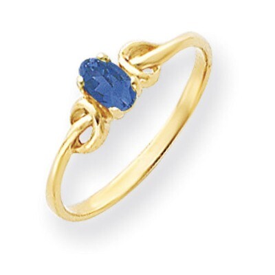 Tanzanite Ring 14k Gold 5x3mm Oval Y4650T, MPN: Y4650T, 883957560281
