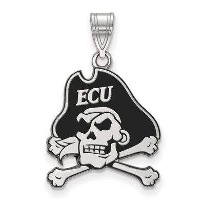 East Carolina University Large Enamel Pendant Sterling Silver SS028ECU, MPN: SS028ECU, 886774681894