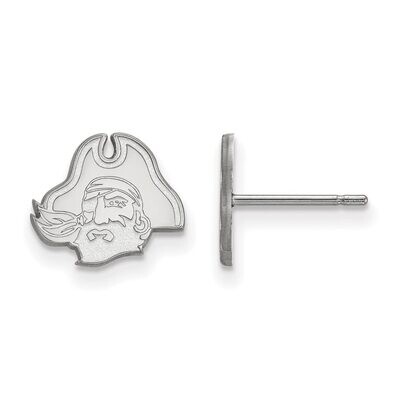 East Carolina University x-Small Post Earring 14k White Gold 4W046ECU, MPN: 4W046ECU, 886774849485