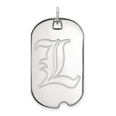 University of Louisville Large Dog Tag 14k White Gold 4W022UL, MPN: 4W022UL, 886774843513