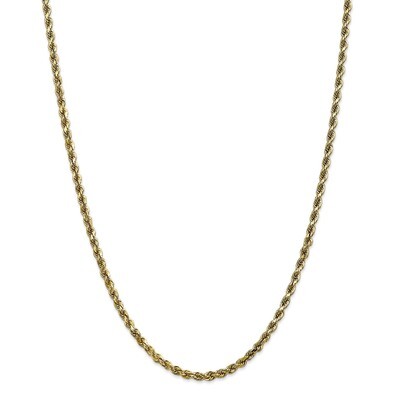 Leslie&#39;s 3.5mm Diamond Cut Rope Chain 22 Inch 10k Gold HB-5265-22, MPN: 5265-22, 191101754296