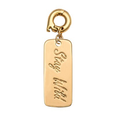 Nikki Lissoni Stay Wild Charm Gold-Plated 25mm D1152GL, MPN: D1152GL, 8718819239338