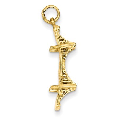 Mackinac Bridge Charm 14k Gold A1069/LM, MPN: A1069/LM, 883957853147