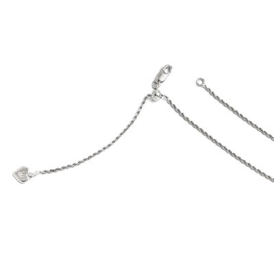 Leslie&#39;s Adjustable Rope Chain 22 Inch - Sterling Silver HB-FC17-22, MPN: FC17-22, 886774541730