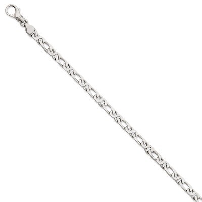 4.8mm Polished Fancy Link Chain 18 Inch 14k White Gold WLK359-18, MPN: WLK359-18, 191101655555