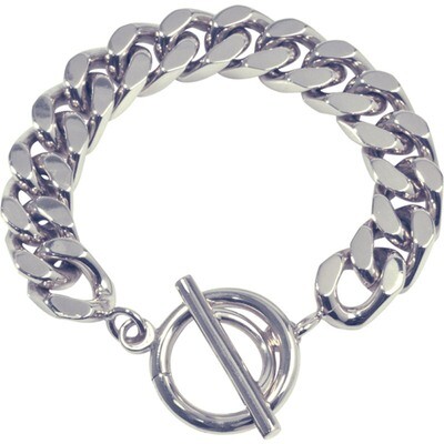 Nikki Lissoni Bracelet T Silver-Plated 21cm 8.2 inch BFP01S21, MPN: BFP01S21, 8718627464137